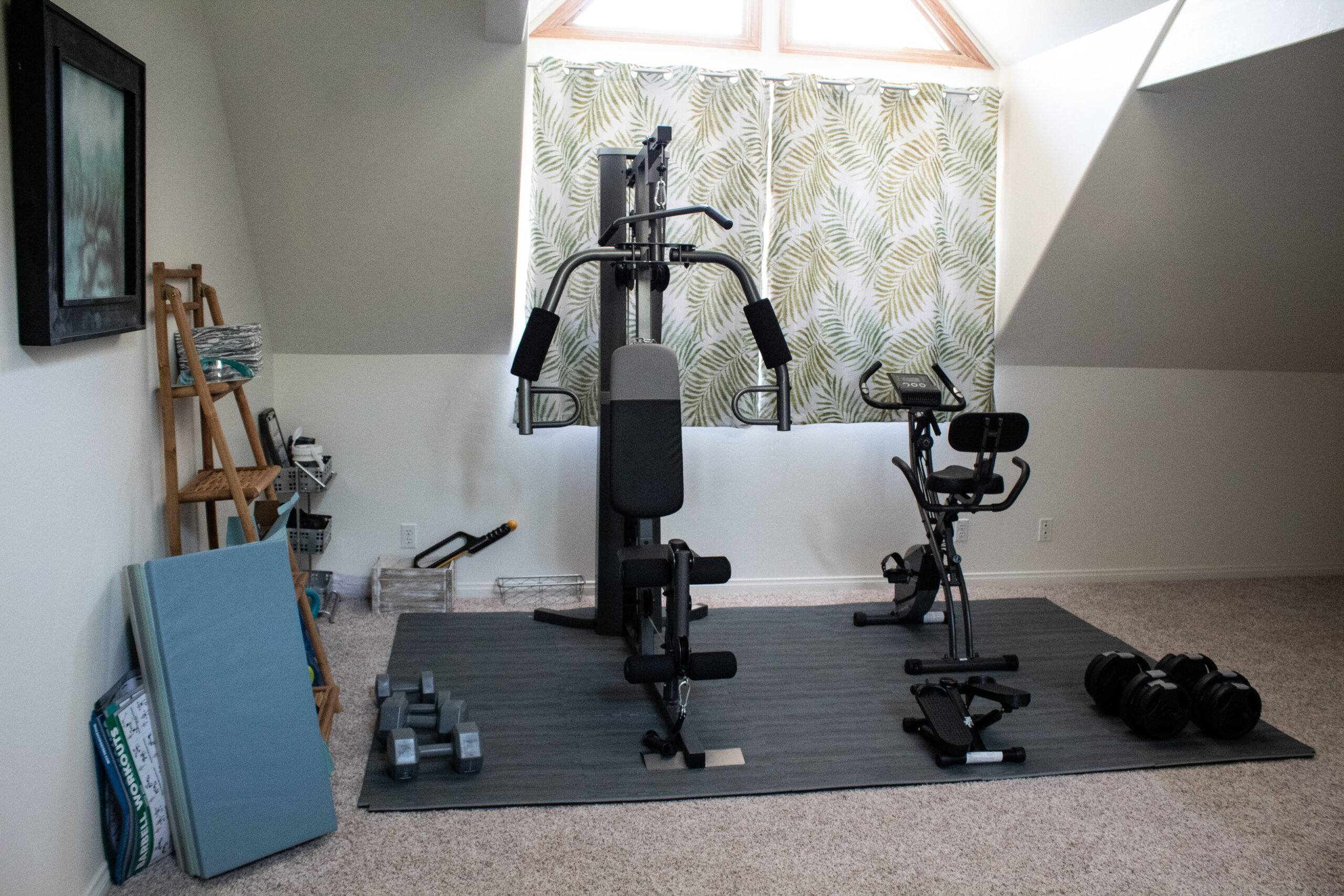 fancy home gym - choosing an easy home workout for beginners